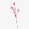 Rosas de Espuma Simulada de Três Cabeças para Estúdios de Fotografia de Casamento, Decoração de Hotel, Design Floral, Adereços de Fotografia de Alta Qualidade