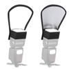 Cámara Top 30/40 Flash Tarjeta Gris Redonda Cubierta de Luz Suave Cubierta de Tela Blanco y Negro Tipo Cono Caja de Luz Suave Pizarra Blanca Plateada