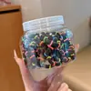 Cuerda para el Cabello de Niña Colorida Banda Elástica para el Cabello sin Cabello Alta Elasticidad Cuerda para el Cabello de Cola de Caballo Banda para el Cabello para Niñas Pequeñas Accesorios para el Cabello