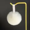 Chaveiro Pingente Bola de Pelo 8cm Multiestilo Imitação Pelo de Coelho para Mochila Infantil Decoração Presente Acessório Bestseller Transfronteiriço