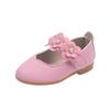 2023 Primavera e Outono Novo Estilo Coreano Sapatos Infantis Sapatos de Couro para Meninas de Flor com Sola Macia Sapatos de Princesa Infantil Grandes Sapatos de Bebê