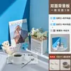 Tablero de fondo de fotos de doble cara INS PVC color sólido pared de fondo accesorios de disparo productos gourmet diseño de escena de fotografía