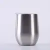Taza de Huevo de Cáscara de Huevo de Acero Inoxidable 304 de Amazon Transfronteriza 12 oz Forma de U Doble Capa al Vacío Taza de Vientre Grande Copa de Vino Tinto Regalo