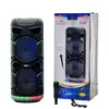Nueva bocina Bluetooth portátil doble de 8 pulgadas karaoke exterior alta potencia comercio exterior transfronterizo popular RX-8237