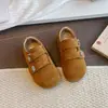 Zapatos Birkenstock para Niños 2026 Primavera/Otoño Nuevo Estilo Mocasines con Suela Suave para Niñas Estampado de Leopardo Zapatos Pequeños de Piel para Niños