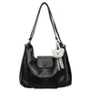 Bolso de hombro plisado vintage de gran capacidad, bolso de mano tote elegante y simple, mochila versátil multifuncional para el día a día para mujeres