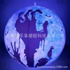 Nueva Bola Luminosa de Halloween Luz LED Patio Exterior Luna Murciélago Cabeza de Calabaza Castillo PVC Hinchable Bola de Navidad