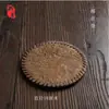 Tapete Marrom Tapete de Isolamento Térmico Seda de Bambu Coaster Carbonizado Quadrado Tapete de Chá para Cerimônia do Chá Suporte para Bule Suporte para Chá Suporte para Copo Acessórios para Conjunto de Chá Kung Fu
