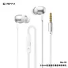 Auriculares con cable remax estilo cápsula intrauditivos para teléfono móvil con control de línea auriculares multi-interfaz auriculares con cable para música y llamadas