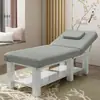 Cama de Beleza, Cama de Terapia de Massagem para Salão de Beleza, Cama Dobrável para Tatuagem e Terapia de Fogo para Casa com Orifício, Cama de Moxabustão, Cama para Extensão de Cílios