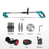 Cortacésped Plegable de Batería de Litio para Comercio Exterior, Desbrozadora Doméstica, Podadora Eléctrica de Césped de Mano, Podadora de Jardín, Cortacésped