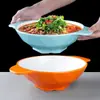 Tazón doble de melamina para hot pot picante, tazón popular en línea para sopa, fideos, fideos de arroz, uso comercial para fideos de caracol y hot pot picante