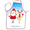 Decorações de Natal Desenho Animado de Natal Avental Criativo Avental Especial para Catering de Feriado Avental com Atmosfera de Natal