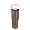 Nova Caneca Térmica Portátil de Aço Inoxidável 316 Copo Portátil de Alta Qualidade Ice Buster Grande Capacidade com Canudo Duplo para Bebida Porta-Copos