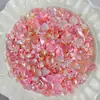 Contas Mistas de Pérola Imitação de Forma Irregular em Duas Cores ABS para DIY/Pulseira Chaveiro Corrente de Celular Grampo de Cabelo Materiais de Joalheria