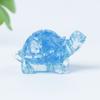Animal de Cristal Natural Cristal Branco Tartaruga Pequena Fofa Criativo Decorativo Mesa Joias Artesanato Enfeites para Carro