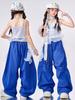 Ropa de Niñas de Danza Jazz Verano Grupo de Chicas Estilo Dulce Cool Jazz Danza Urbana Pasarela Moda Moderna Cool Traje de Actuación para Niños