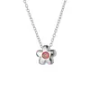 Colar de Flor de Zircônia em Prata de Lei 925 para Mulheres, Simples, Luxo Leve, Moderno, de Alta Qualidade, Não Desbota, Corrente de Clavícula Exquisite 1111A