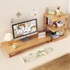 Organizador de escritorio, soporte para computadora de escritorio, elevador de monitor, base para pantalla de visualización, soporte de escritorio