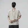 Camiseta de Verano Nueva Estilo Transfronterizo Exportación Estilo Europeo y Americano Mármol Agrietado Impresión 3D para Hombre 2026 Nuevo Estilo Harajuku