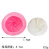 Molde de silicona para jabón hecho a mano, bollo relleno al vapor, amasado tridimensional, molde para fondant de mousse de chocolate y vela de yeso de aromaterapia