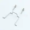 Soporte de Metal con Hebilla Anti-Desprendimiento para Enchufe, Soporte para Cable de Alimentación con Enchufe de Oreja, Accesorio Anti-Desprendimiento