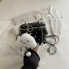 Bolso pequeño de cadena de rombos para mujer 2026 otoño nuevo estilo individual elegante temperamento ins moderno de un solo hombro bandolera bolso cuadrado pequeño