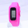 Pulseira Pedômetro Eletrônico de Fornecimento Spot Relógio de Silicone LED Multifuncional Moda Esportiva Pedômetro Relógio de Presente