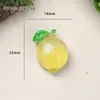 Accesorios de resina DIY de dibujos animados 12 tipos de frutas con purpurina para pasadores de pelo, fundas de teléfono, dijes para zapatos, llaveros, colgantes y accesorios