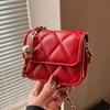 Bolsas para Mujer 2026 Nuevas de Moda de Gama Alta Diseño de Nicho Bolso de Hombro Único Cruzado Bolso Acolchado con Cadena Otoño e Invierno