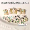 Joyas para Uñas de Aleación con Forma de Flor Popular de Cinco Pétalos Transfronterizas Flores de Colores Entrelazados Borde Dorado y Plateado Metal Wearable Joyería para Uñas Venta al por Mayor