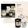 Juego de Regalo de Velas de Cera de Soja en Vaso de Vidrio con Aceites Esenciales, Decoración Creativa para el Hogar, Adorno de Aromaterapia sin Humo para Ambiente