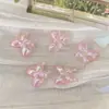 Acrílico Agujero Recto Perlado Degradado Mariposa Grande Cuentas DIY Hecho a Mano Accesorios para el Cabello Componentes para Pendientes Materiales Venta al por Mayor