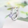 Nuevos Pendientes de Moda Hensen de Estrella de Cinco Puntas, Circonita, Estilo Simple de Nicho Ins, Versátiles, con Pendiente Recto