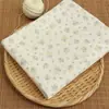 Tejido de Sarga de Algodón Cepillado, Pijamas de Otoño e Invierno, Pequeños Estampados Florales Cálidos, Ropa para Niños, Telas para Ropa de Casa
