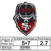 Yaxiu Nuevo Parche Bordado NFL Parche de Tela Deportiva Máscara de Fútbol Americano Parche Bordado para Ropa Bolsa Parche Parche
