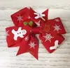 Acessórios de cabelo de Natal para Crianças da Amazon novo Laço estampado de Boneco de Neve de Natal Sino grampo de cabelo de feriado para meninas 640