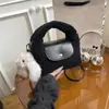 Bolso Cuadrado Pequeño de Lana de Cordero Estilo Coreano Transfronterizo para Mujer Otoño 2026 Nuevo Bolso Cruzado de Hombro Casual de Alta Gama