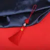 Pequeño Marcador de Nudo Chino Colgante de Borla Material Hecho a Mano DIY Bolsa para Marcadores Colgante para Llave Coche