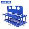 Estante de Almacenamiento Plegable para Botellas de Agua Deportivas de 10 Compartimentos, Portavasos Plegable para Gimnasio, Estante Plegable para Vasos de Agua de Equipo de Ciclismo Portátil