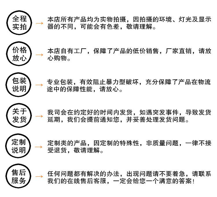 定订购说明
