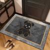 Tapete de Porta de Entrada Diatomáceo Transfronteiriço, Antiderrapante Absorvente para Banheiro Cozinha, Lavável Design Animal Fofo