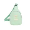 2026 Nuevas Bolsas Infantiles de Comercio Exterior Estilo Coreano Moda Letra Bolsa de Pecho para Niños y Niñas Casual Color Sólido Bolso Cruzado para Bebé