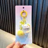 Chaveiro Gato Morango Desenho Animado Gatinho Pingente de Bolsa Lanyard de Celular Fofo Pingente para Chaveiro de Carro Pequeno Presente