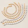 Jieding Pulsera de Acero Inoxidable Zirconia Estilo Europeo y Americano Lujo Accesible Joyería Popular Transfronteriza Pulsera para Mujer de Acero de Titanio Oro 18K