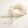 Kang Sai Ni 100% Caxemira Pura Versátil Simples Cor Sólida Vazado Quente Moderno Proteção para o Pescoço Cachecol de Tricô Cachecol Triângulo