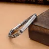 Pulsera Diseño Retro Nicho Quilla Patrón Ping An Tejida para Hombre Moderna Cadena para Hombre y Mujer Nueva Directo de Fábrica