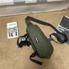 Bolsa Transversal Masculina Transfronteiriça, Bolsa de Cintura Leve, Mochila Pequena, Marca Tendência para Esportes e Lazer, Bolsa de Peito para Celular, Bolsa de Ombro Impermeável