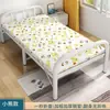 Cama de solteiro dobrável, portátil e fácil de usar, adequada para cochilos no escritório, uso doméstico e como cama de tábua para apartamentos de aluguel; também disponível como cama de ferro forjado