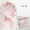 Bufanda de Seda Simulada Facetada para Primavera y Verano Bufanda Cuadrada Pequeña Bufanda Profesional de Azafata para Mujer Estilo Coreano Bufanda Decorativa Versátil para la Cabeza